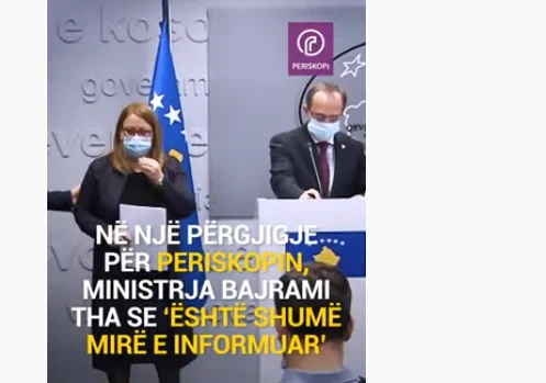 Réplica entre le ministre Bajrami et le ministre de l'Infrastructure