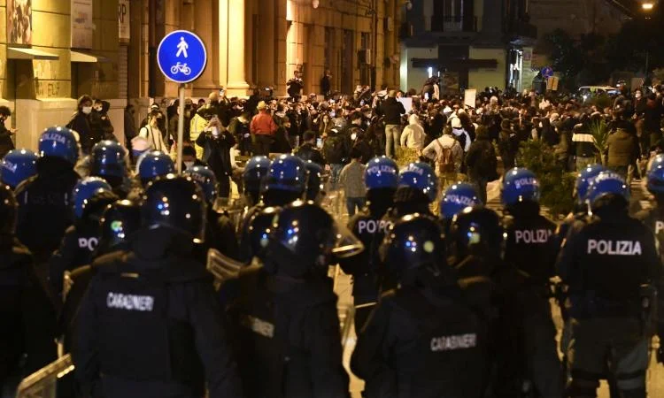 Some Italyn cities are involved in protests following restrictive measures against Coronavirus