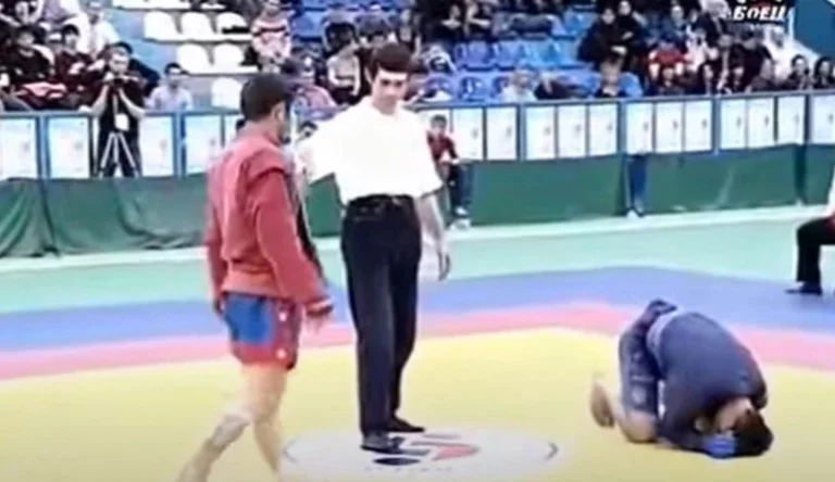 It wasn't in W This is the first and only defeat of Khahabi, when he realizes he didn't win.