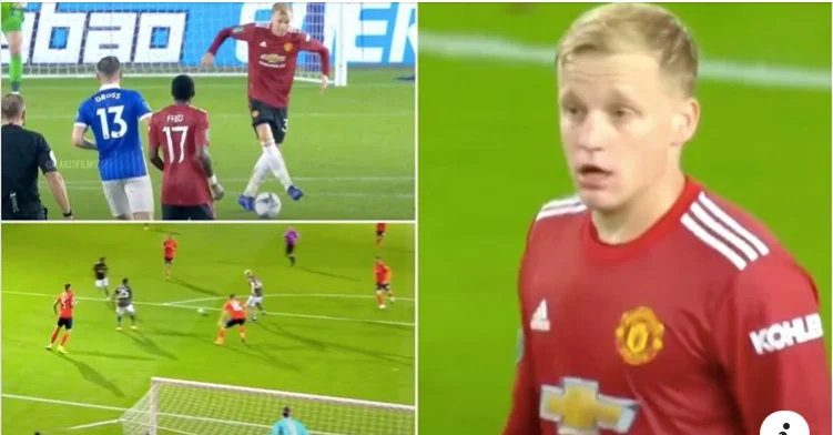 The brilliant video of Van de Beek's collection of presentations this season proves that Sosquier is making a big mistake.