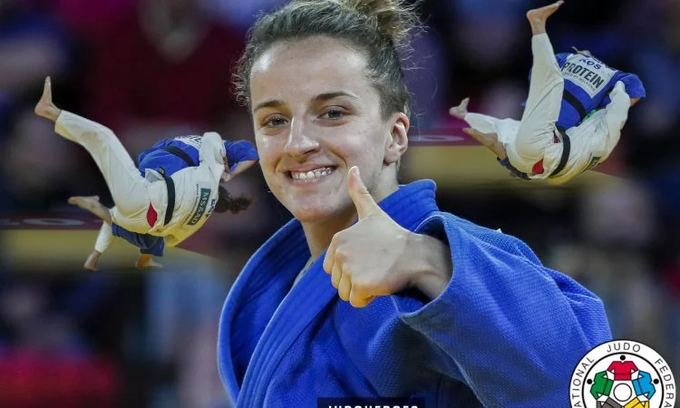 Dristia Krasniqi teaches opponent at Budapest Grand Slam final