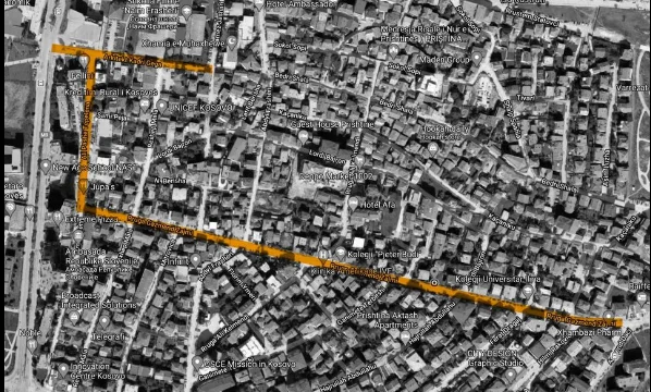 Pristina Gemeinde zu blockieren drei Straßen von morgen bis Samstag Abend