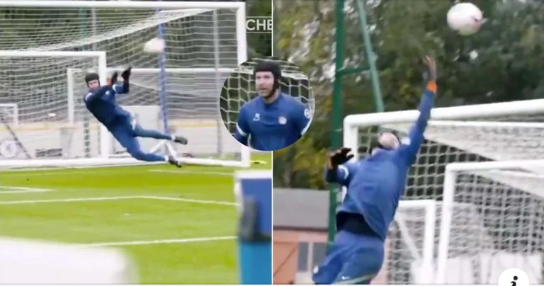 Photo published by Petr Czech in the exercise after his surprising return to Chelsea as 38-year-old