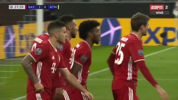 Bayern is dignifiedly defending the title of LK, moving to the upper hand over Atletico Madrid