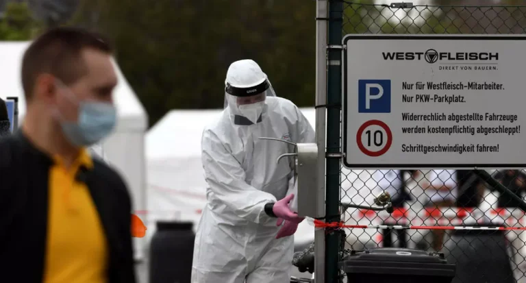 An area of Germany enters quarantine