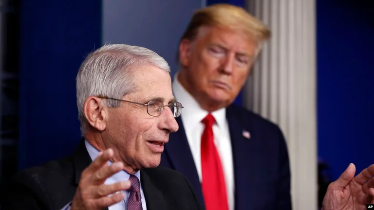 Trump le llamó idiota, Fauci responde con una frase de la película.