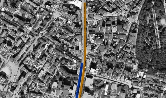 Pristina road closed for circulation