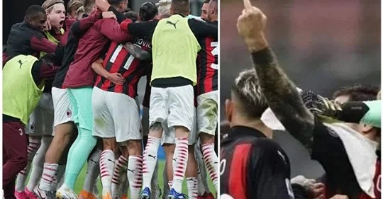 He provoked Inter fans by digesting their middle finger, Milan's player risking disqualification