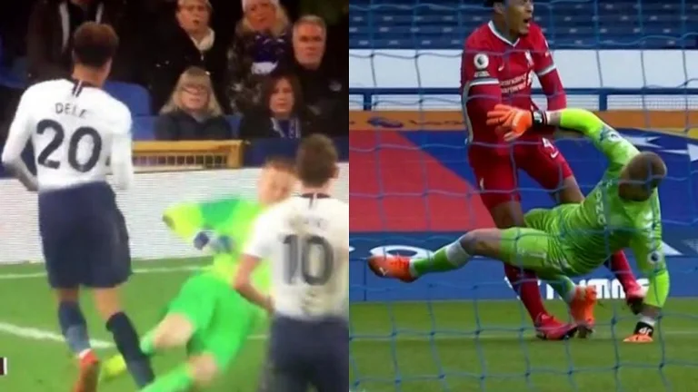 Pickford ha fatto lo stesso intervento contro Dale Alley due anni fa