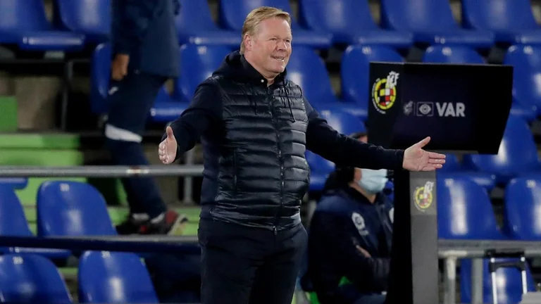 Coeman habla después de la pérdida de Barca a Getafe, no comenta sobre el juez