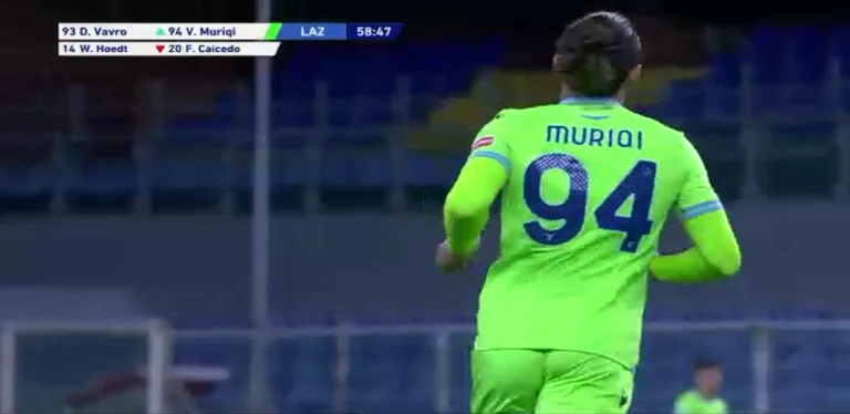 The Vedat Muriqi today debuted with Lazio but was terrified by Sampdoria. He was praised with this note.