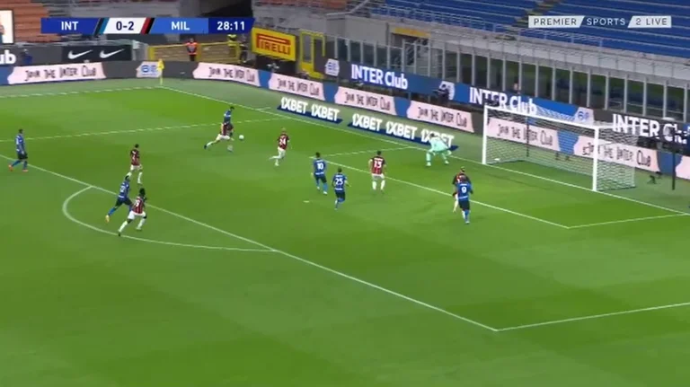 The interest does not give up so easily, Lucuk diverts into a fantastic Perisic assistance net