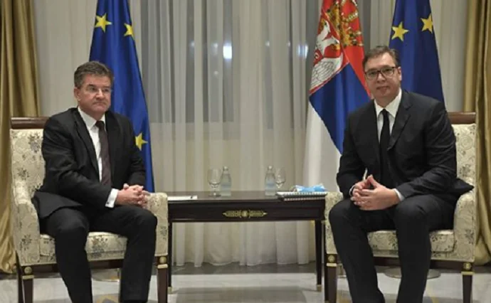 Vuciq after meeting with Lajcak: Insist on full implementation of Brussels agreement