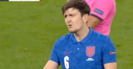 Magire's brutal intervention of Danish: Except for the red card that brought England lost last night
