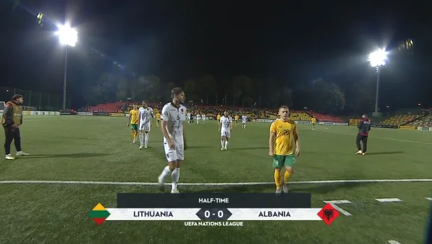 Albania again equates, despite beautiful game fails to score against Lithuania