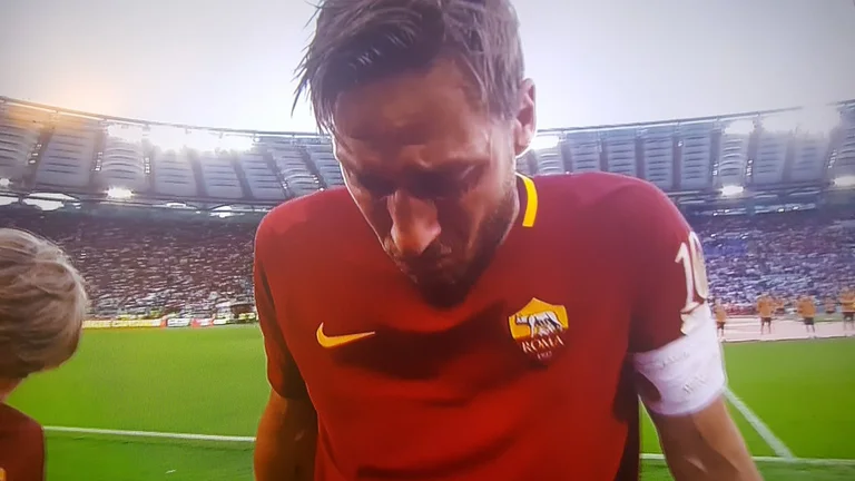 Totti's touching goodbye to father: I wish I could still hear the sound