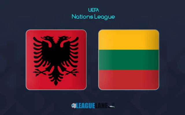 Official formations published, Lithuania Albania