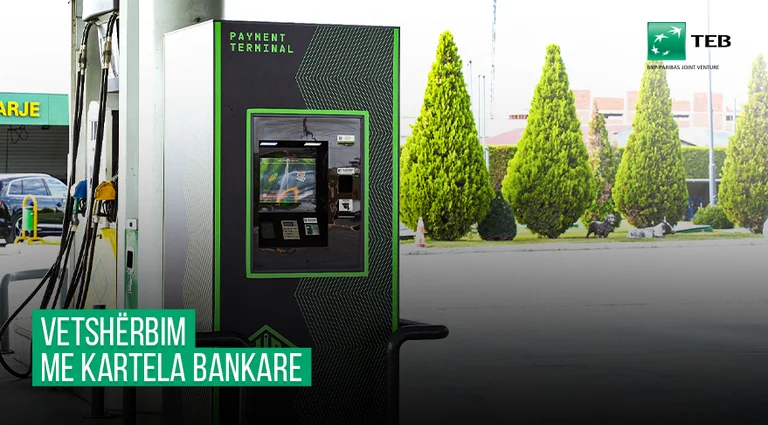 Por primera vez TEB Bank trae sistema de servicio con tarjetas bancarias
