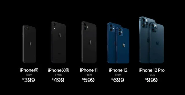 Apple presenta nuevos modelos iPhone 12, estos son los precios.