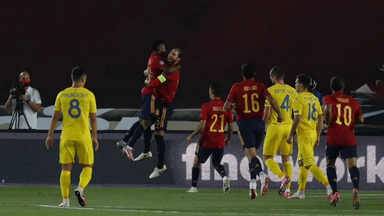 Formazioni ufficiali pubblicate dalla partita Ucraina- Spagna