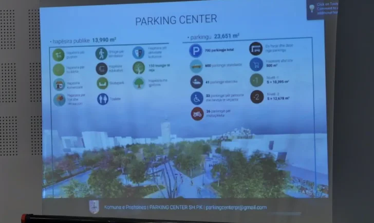 That's how the underground parking lot will look in Pristina