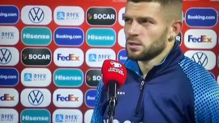 Valon Berisha does not refrain: Are you thinking we're not gonna win? We're not Brazil