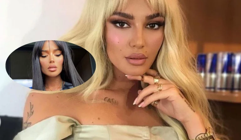 Loredana Zefi se convierte en una morena, se ve muy diferente