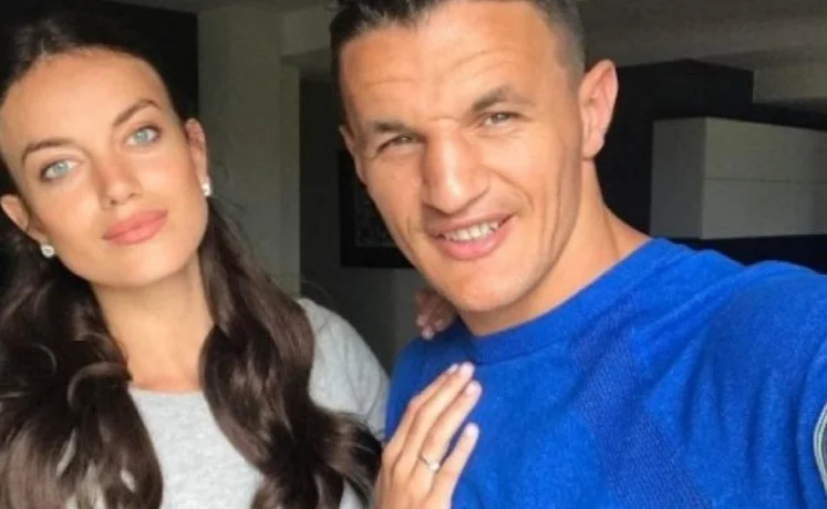 Former fiancée's reaction after Hadzi Krasniqi was proclaimed world champion