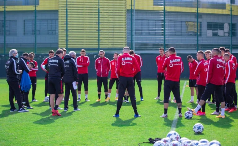 Albanian National Following Preparations for match against Kazakhstan