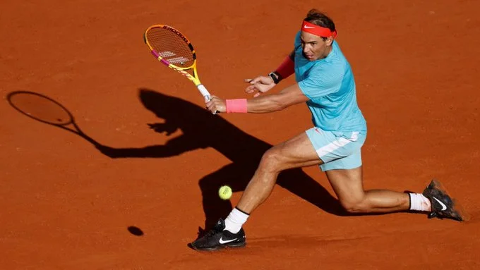 Rafael Nadal dans la finale de l'Open