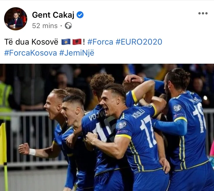 Gent Cakaj: Aimer le Kosovo, nous sommes un