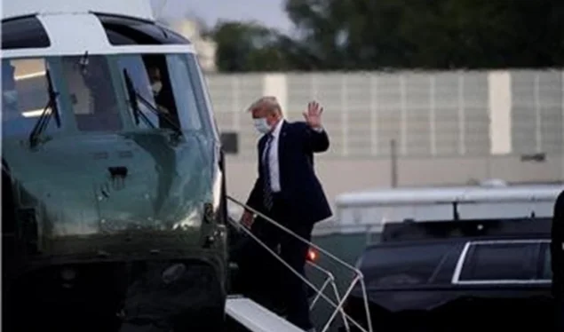 Trump thinks he's not infected with coronary.