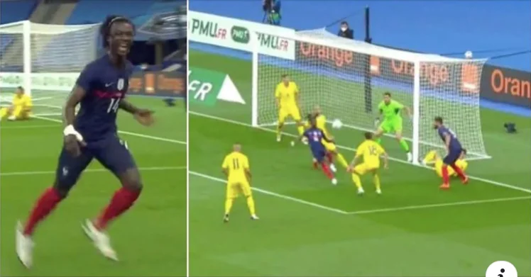 Quand on parle de débuts de rêve : il n'a que 17 ans et a marqué avec des ciseaux en début avec la France ce soir