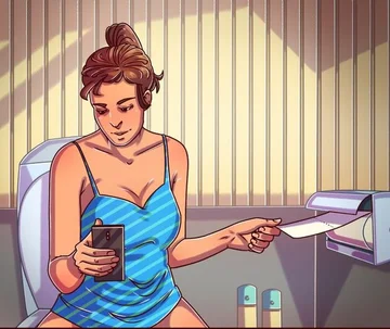 Using a telephone in a toilet can be harmful in many ways!