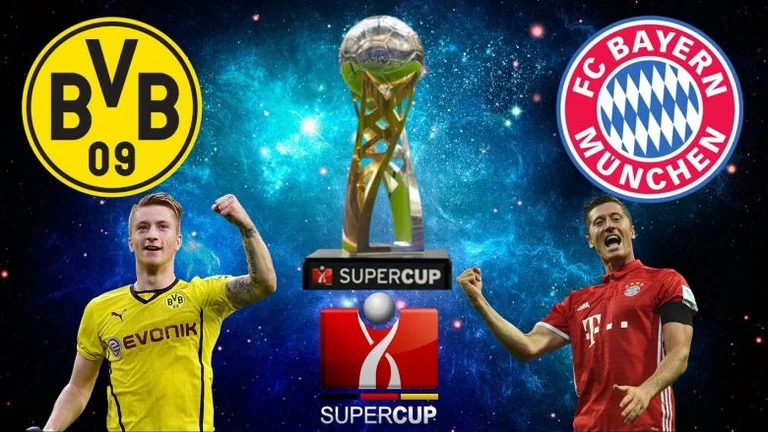 Tonight the German Supercup match, BVB Bain Munich: Official Formations