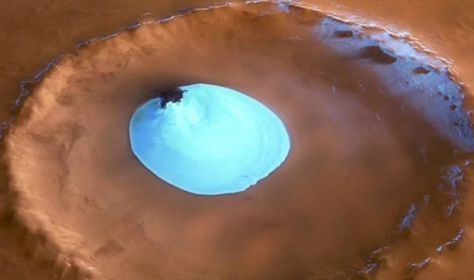 Un réseau de lacs cachés découverts sur Mars