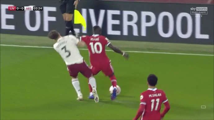 Liverpool was obviously helped by the judge last night: Mane deserved the red for this terrible intervention