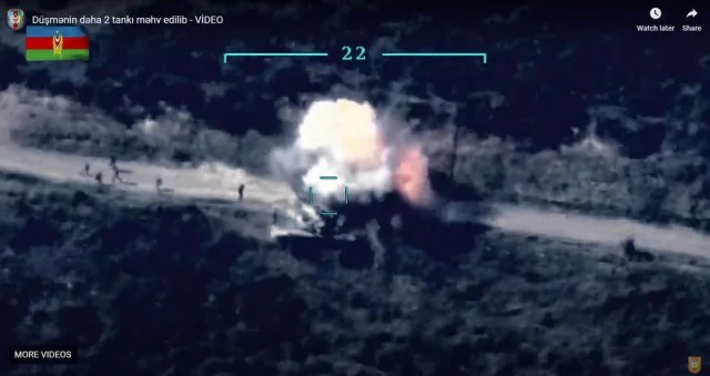 War minute after minute: Azerbaijan's forces (Video) plane crashed