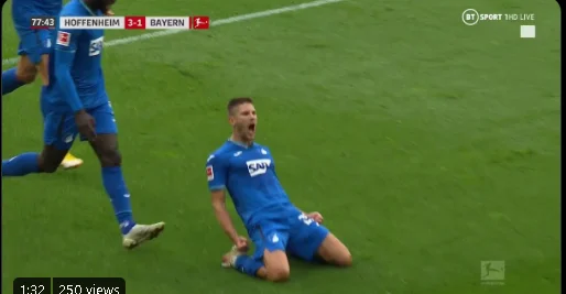 Bayern prend le but, Hoffenheim défait les machines de but