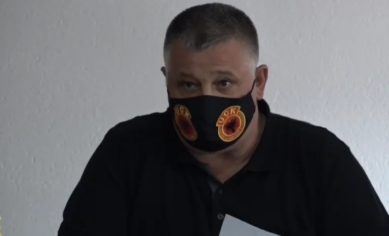 The specialist shows what criminal acts Nasim Haradinaj is charging him with