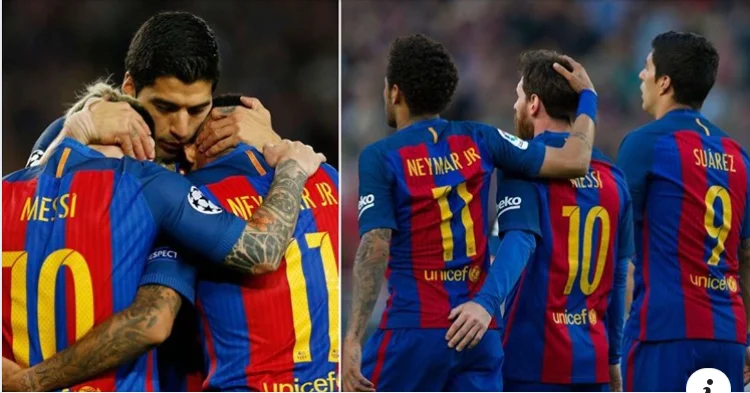 Neymar comments on Leo Messi's post saying goodbye to Suarez and brutally critical Barcelona
