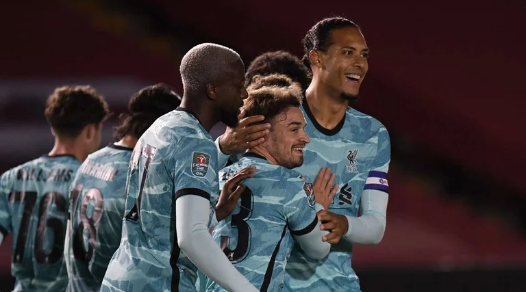 Quello che Liverpool ha fatto alla Terza Lega Inglese stasera e' solo disumano.