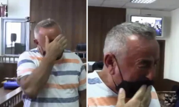 Father bursts into tears at the hearing when his son's killers are pronounced a life sentence