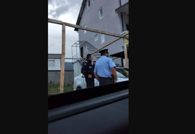 Gjavarova complains he was sentenced to put “mack down his nose a little bit by a masked policeman