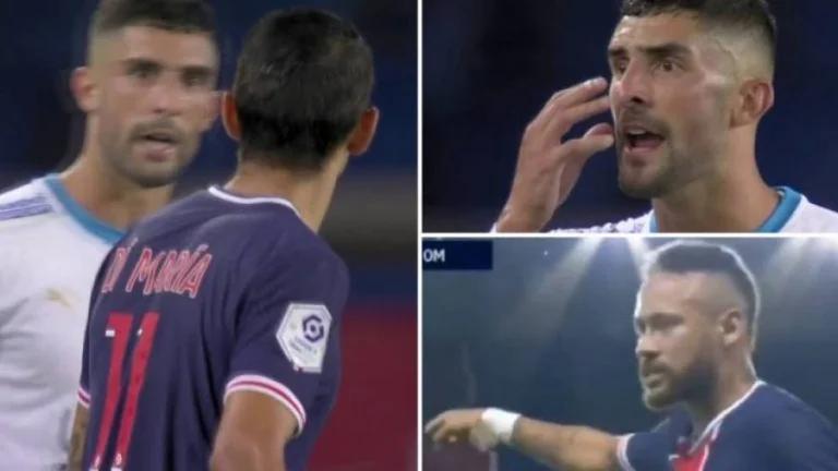 Escupe a Gonzalez, Di Maria es severamente castigado por la liga francesa