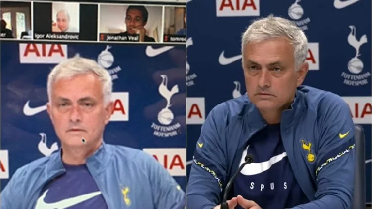 Las emociones del periodista macedonio Mourinho, lo pregunta