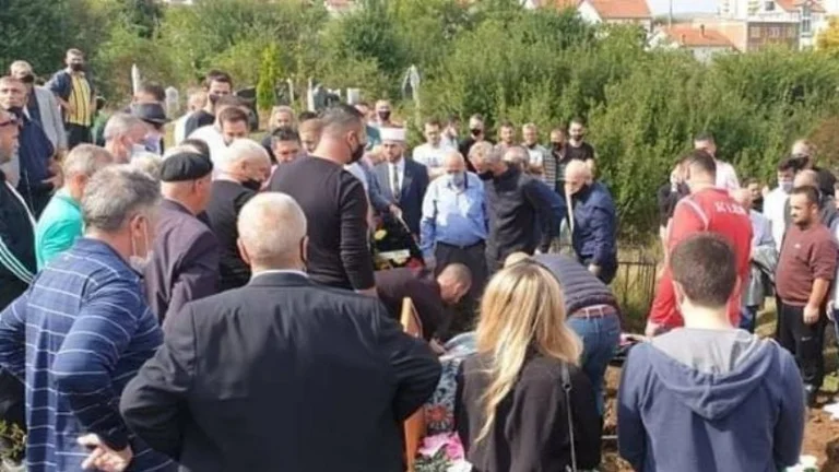 Último adiós al ex presidente del club Gjilan