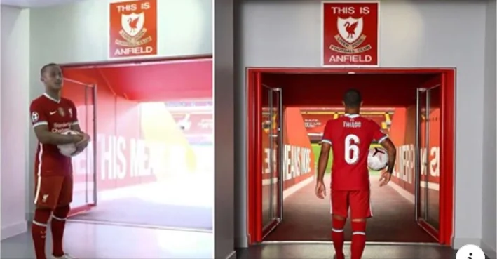 Theago refused to touch the famous poster ėThis is Anfield because of Fernando Torrez