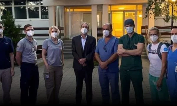 German doctors start work at the Infective Clinic along with QKUK doctors