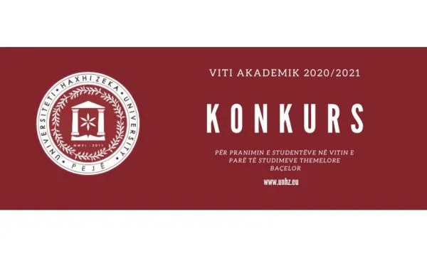 University “Haxhi Zeka” opens the competition for accepting new students